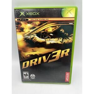 Driv3r (Driver 3) (Xbox, 2004) Tested Working - Free Ship